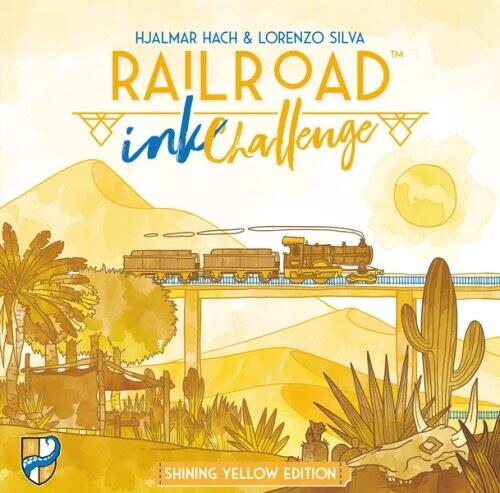 Railroad Ink Challenge: Shining Yellow Edition kommer med en mini-udvidelse der omhandler ørkenen