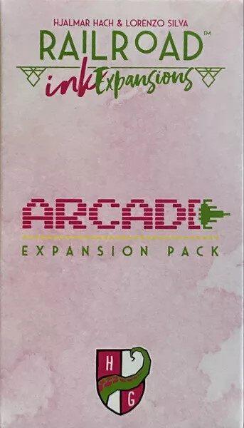 Railroad Ink: Arcade Expansion Pack indeholder en udvidelse til brætspillet, centreret omkring klassiske computerspil