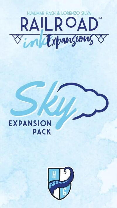Railroad Ink: Sky Expansion Pack tilføjer lufthavne og vejr til brætspillet