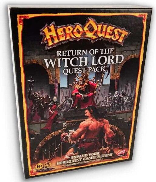 HeroQuest: Return of Witchlord Quest Pack indeholder 10 nye eventyr til genudgivelsen af det legendariske brætspil