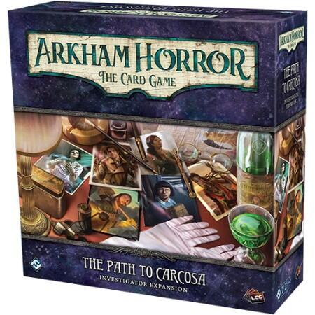 The Path to Carcosa Investigator Expansion indeholder alle spillerkort til den anden indholds-cyklus til Arkham Horror: The Card Game