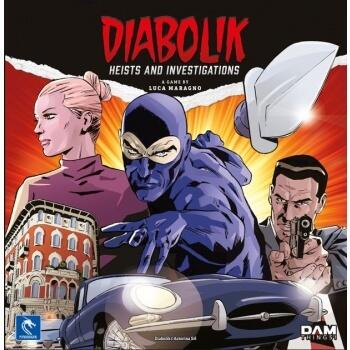 Diabolik: Heists and Investigations er et hidden movement brætspil for 2-4 spillere