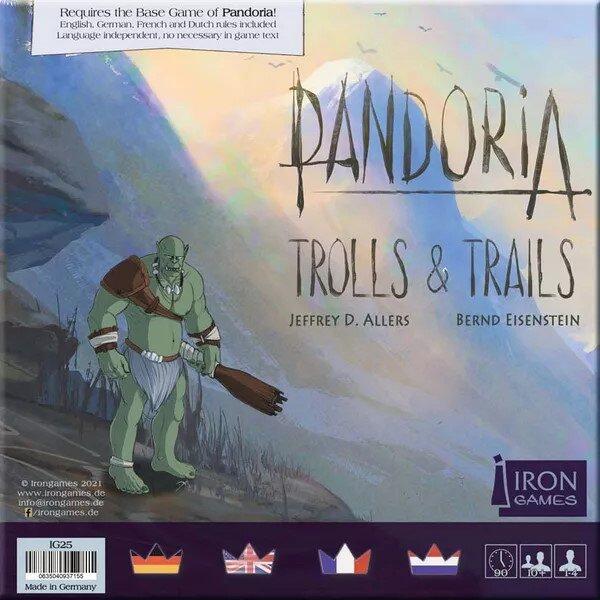 Pandoria: Trolls and Trails er en udvidelse til brætspillet Pandoria