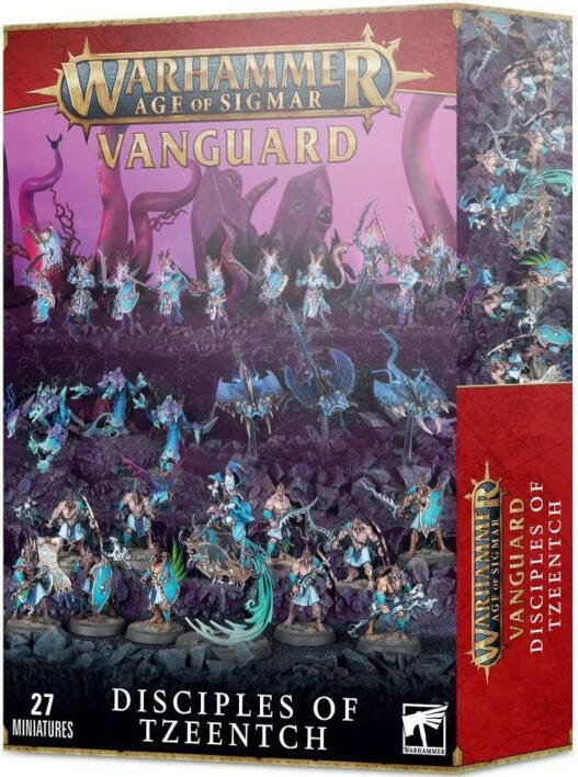 Vanguard: Disciples of Tzeentch giver dig en hær i en æske - eller en kraftig forøgelse af en Warhammer Age of Sigmar hær