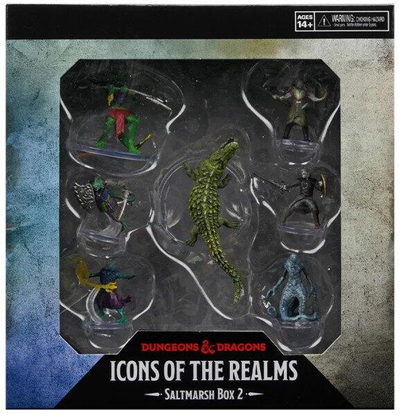 Saltmarsh: Box 2 indeholder 7 malede D&D Icons of the Realms miniaturer