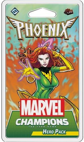 Phoenix Hero Pack udvider Marvel Champions: The Card Game med denne psioniske helt, kendt fra film og tegneserier