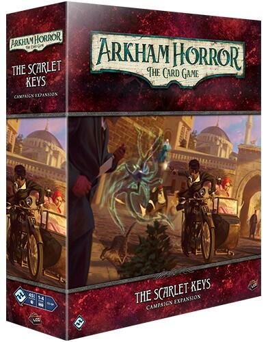 The Scarlet Keys Campaign Expansion tilføjer en ny, spændende kampagne til kortspillet Arkham Horror