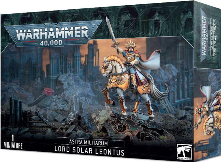 Lord Solar Leontus er en af de øverst kommanderende Astra Militarum officerer i Warhammer 40.000