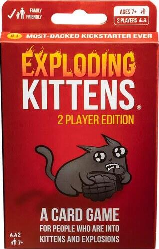 Exploding Kittens: 2-Player Version er perfekt til at tage med på farten, når der skal tages et hurtigt slag kortspil