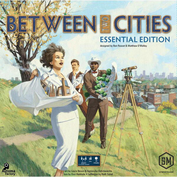 Between Two Cities Essential Edition samler indholdet fra det originale brætspil og udvidelsen Capitals