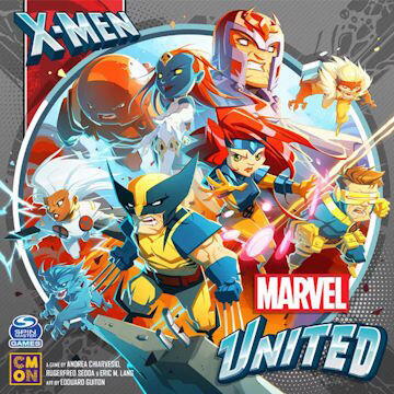 Marvel United: X-Men er et selvstændigt brætspil, der samtidigt udvider Marvel United brætspillet