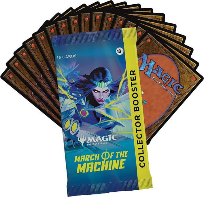 March of the Machine Collector Booster  indeholder en række fede Magic: The Gathering kort