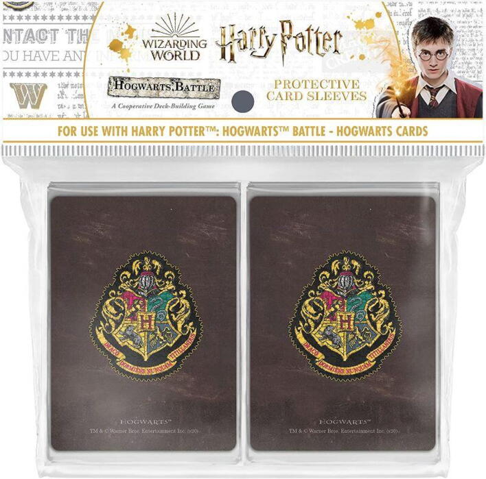 Harry Potter: Hogwarts Battle Card Sleeves indeholder 160 kortlommer til kortspillet Hogwarts Battle