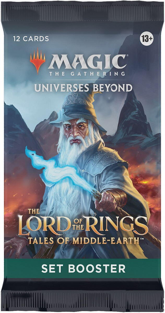 Køb denne booster for at udvide din Lord of the Rings MTG samling.