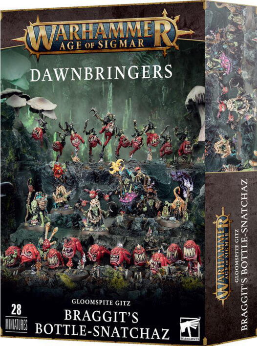 Dawnbringers: Braggit's Bottle-snatchaz er et Gloomspite Gitz Regiment of Renown til Warhammer Age of Sigmar