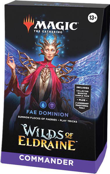 Wilds of Eldraine Commander Deck - Fae Dominion fokuserer på at summone feer til din side