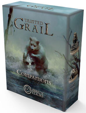 Tainted Grail: Companions indeholder fire miniaturer af dyr fra grundspillet