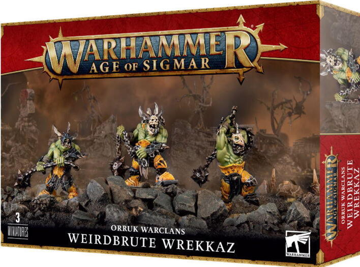 Weirdbrute Wrekkaz er bersærker Orruks i Warhammer Age of Sigmar