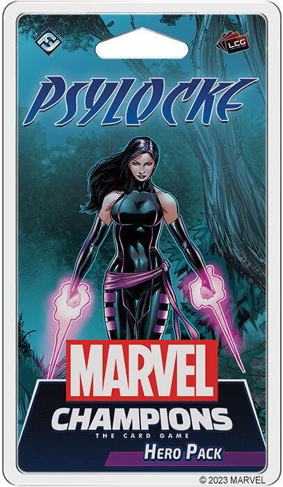 Psylocke Hero Pack tilføjer denne X-Men og X-Force helt til Marvel Champions: The Card Game