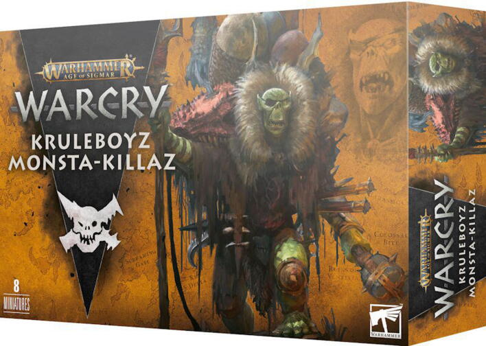 Kruleboyz Monsta-killaz kan både bruges i Warcry og i Warhammer Age of Sigmar
