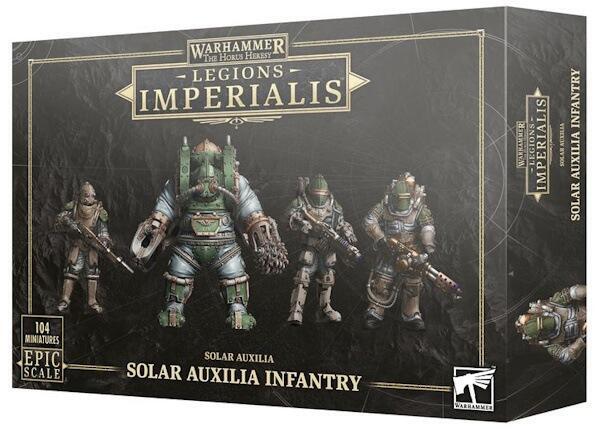 Solar Auxilia Infantry indeholder 26 squads i episk skala til Legions Imperialis