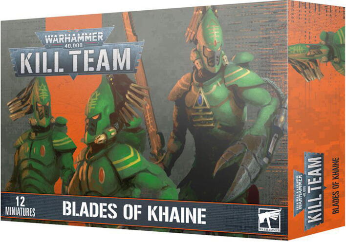 Blades of Khaine kan både bruges i Kill Team og i Warhammer 40.000 som aspect warriors