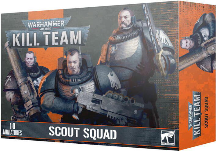 Scout Squad kan både bruges i Kill Team, og i Warhammer 40.000 som Adeptus Astartes Scouts