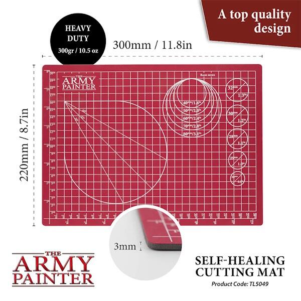 Self-healing Cutting Mat fra the Army Painter kommer med en lang række smarte features i dets design