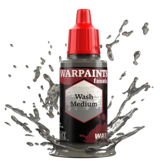 Warpaints Fanatic Wash: Wash Medium fra the Army Painter kan bruges til at fortynde washes