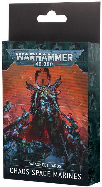 Datasheet Cards: Chaos Space Marines til Warhammer 40.000