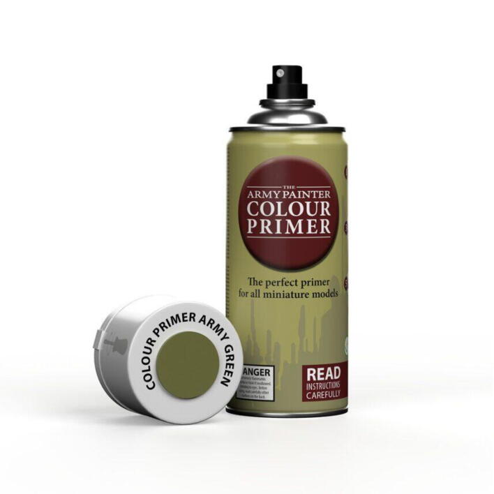 Colour Primer: Army Green fra the Army Painter er en god grundfarve til camouflage