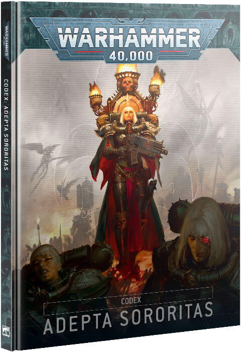 129 siders hardback Adepta Sororitas Codex Indeholder dataark, regler for Detachments, Crusade og Combat Patrol samt baggrund om Adepta Sororitas og masser af billeder af smukt malede figurer.