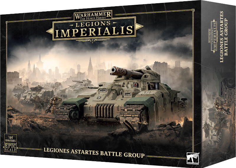 En mægtig Legiones Astartes-kampgruppe til Legions Imperialis.
Slip de frygtindgydende tanks og tropper fra de formidable Space Marines løs.
En fantastisk startstyrke eller et ideelt udvidelsessæt.