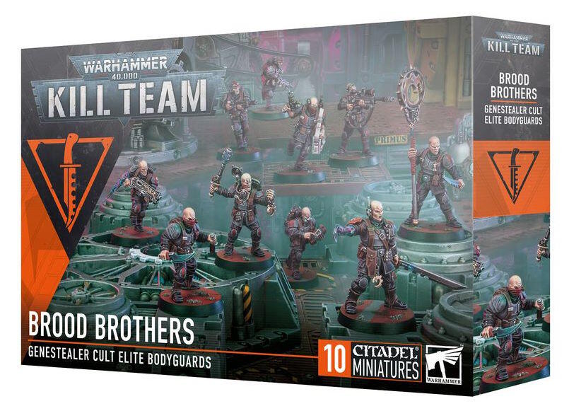 Slip 10 Brood Brothers løs, herunder en række specialiserede agenter - Et Kill Team af xenos-befængte Astra Militarum-soldater