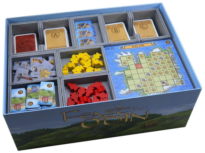 Få dette insert til at gøre dit A Feast for Odin spil hurtigere og nemmere!