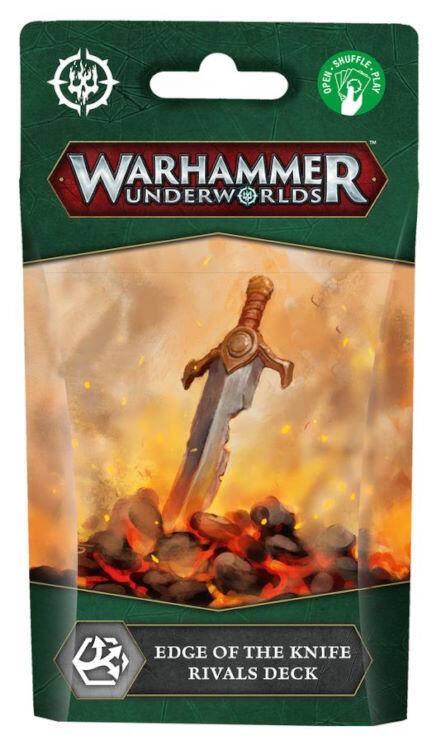 33 kort til Warhammer Underworlds med fokus på Flex-spillestilen. Som et universelt Rivals deck kan dette sæt bruges af ethvert warband!