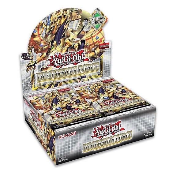 Begynd eller udvid din samling med en Yu-Gi-OH! Dimension Force Booster Display