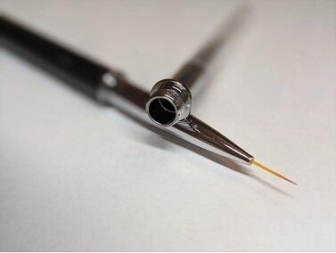 Sæt af 3 detalje-egnet pensler i 9 mm