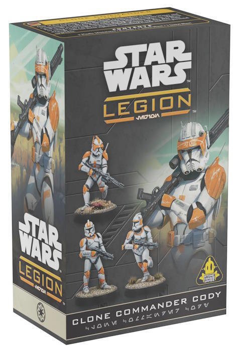 Få Obi-Wans trofaste klon-kommandør, Cody, samt Waxer og Boil til Star Wars: Legion!