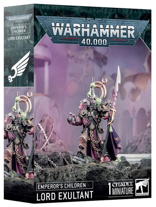 Tilføj en hedonistisk helt til din Emperor's Children-hær, som kan vælge mellem et veritabelt arsenal af våben, herunder en rapture lash og phoenix power spear