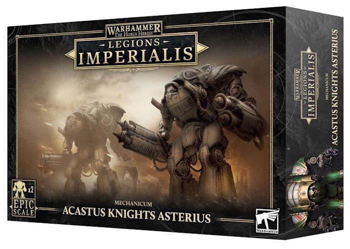 Tilføj nogle af de største, hårdeste og tungest bevæbnede Knights til din Mechanicum Taghmata- eller Dark Mechanicum-hær