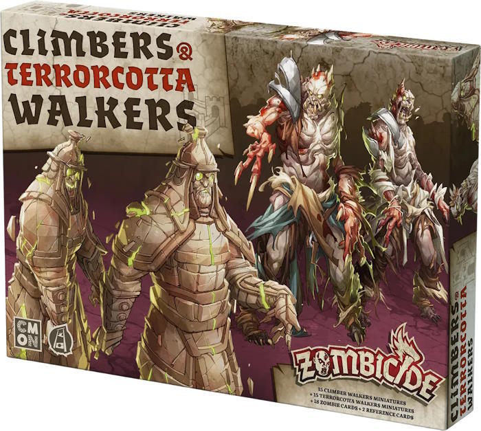 Kæmp mod to nye typer Zombie, i denne udvidelse til Zombicide Fantasy!