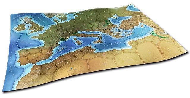 Opgradér dit eksemplar af Mega Empires: The West med denne luksus spilmåtte i 125% skala fra originalen!