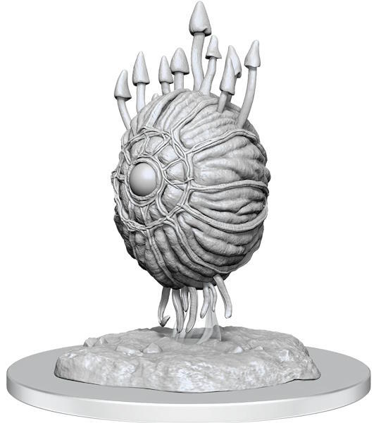 Ballon-agtige svampemonstre, som ligner Beholders ved første øjekast - Primede og klar til maling!