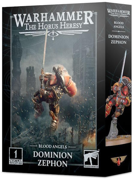 Dominion Zephon træder ud af siderne i Black Librarys Siege of Terra-saga og ind på bordpladen, opstillet som var han ved at hoppe hovedkulds ind i kamp!