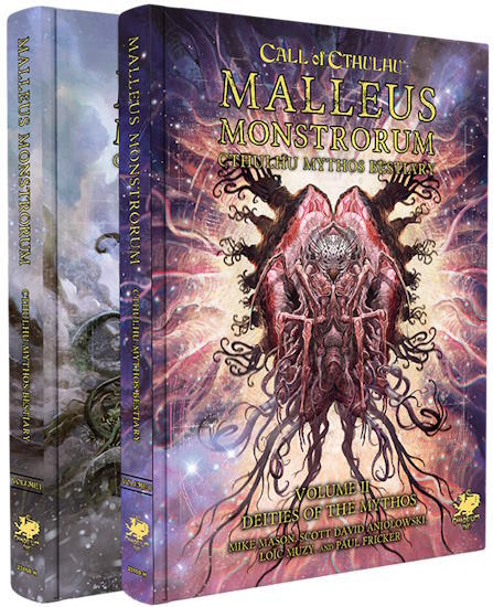 Malleus Monstrorum kommer med et 2-bind Slipcase Set, der giver dig en ufattelig mængde viden til at styre dine Call of Cthulhu-spil!