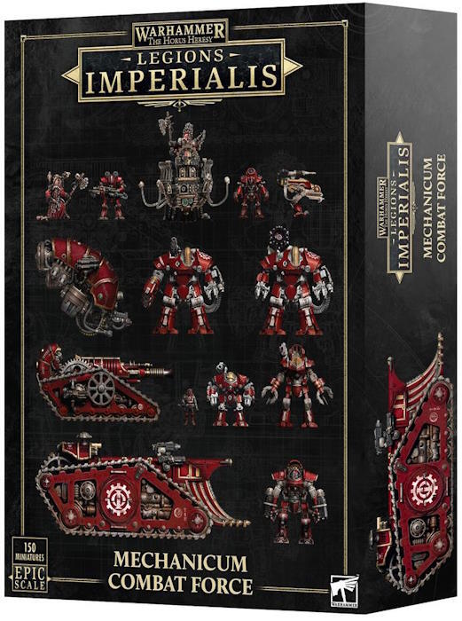 150 plastfigurer i episk skala til Legions Imperialis