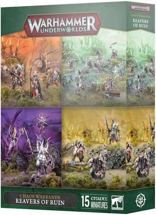 Fire krigsbander med Chaos-tema i én fyldig æske!