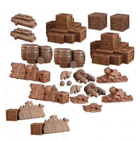 Komponenterne kommer i en brun farve, så det kan bruges ude af boksen. De kan også nemt males.