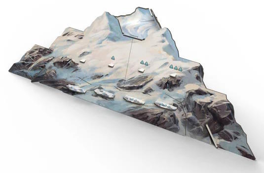 Bjerget kommer i 18 dele og skal samles.